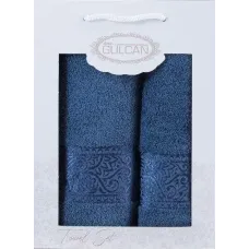 Набір рушників Gulcan Cotton - Ornarment Blue 50*90+70*140