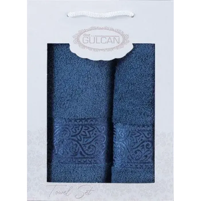 Набір рушників Gulcan Cotton - Ornarment Blue 50*90+70*140