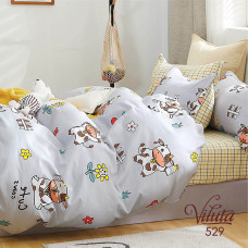Комплект постільної білизни Вилюта підлітковий Сатин Twill 529
