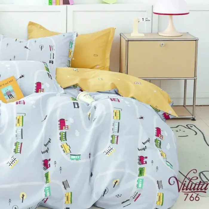 Комплект постільної білизни Вилюта підлітковий Сатин Twill 766