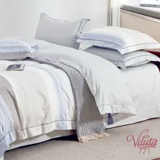 Комплект постільної білизни Вилюта полуторний Сатин Twill 771