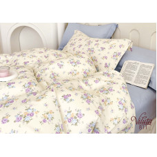 Комплект постільної білизни Вилюта двоспальний Сатин Twill 811