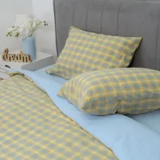 Комплект постільної білизни Viluta Євро Варена бавовна Wash Printed 02