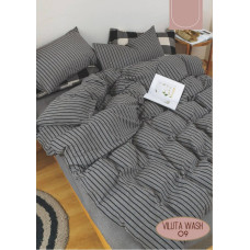 Комплект постільної білизни Viluta Двоспальний Варена бавовна Wash Printed 09