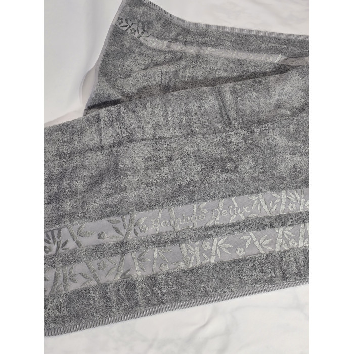 Набір  бамбукових рушників  Doruk  Tekstil  50*90+70*140  Bamboo Delux Grey